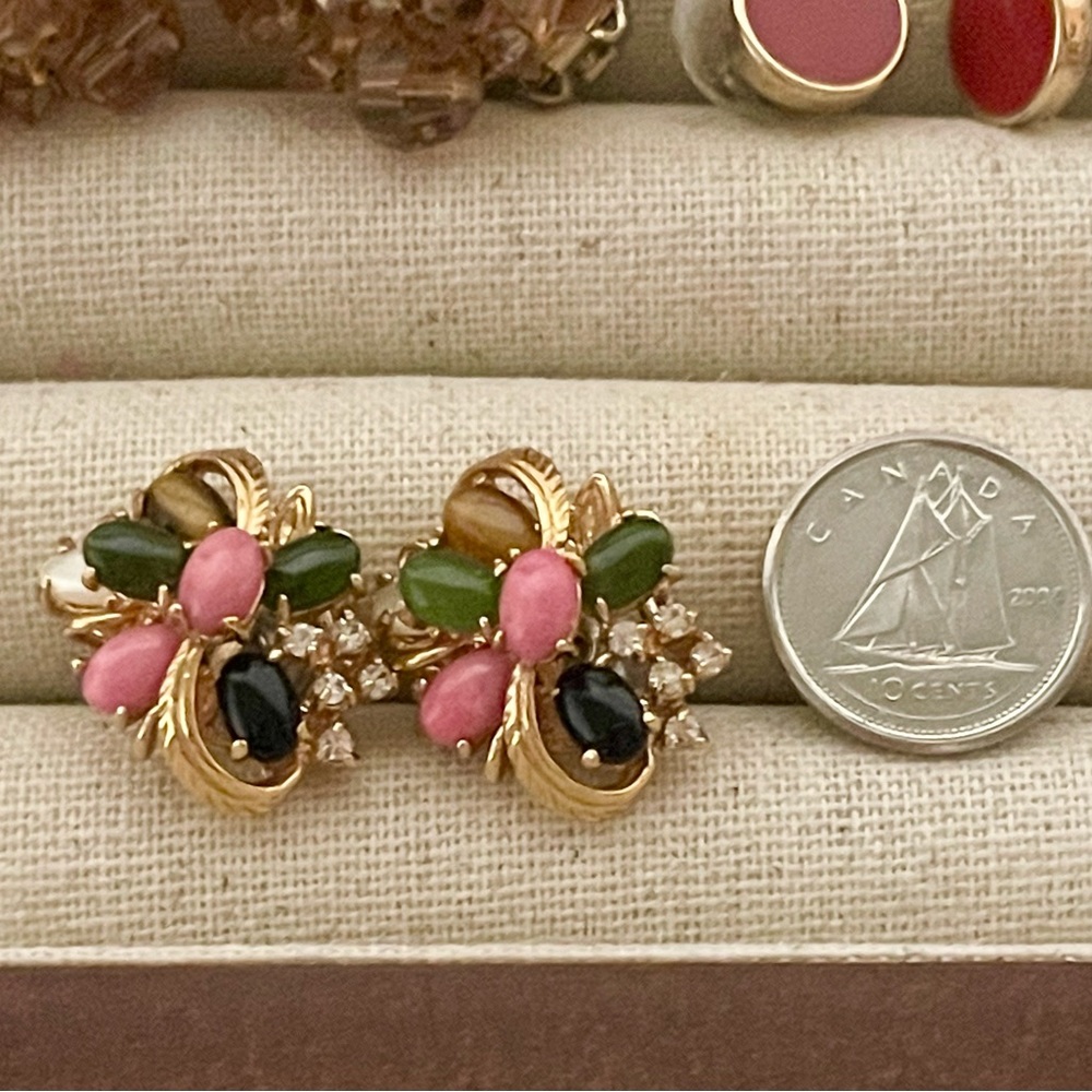 Vintage 60s Gold-tone Earrings